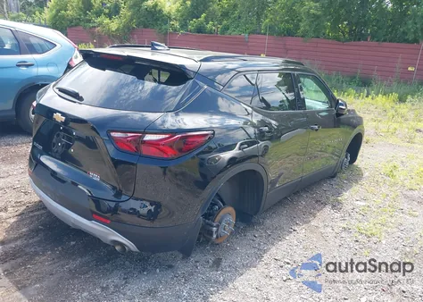 2022 Chevrolet Blazer Fwd 2Lt из США, поврежденный, VIN 3GNKBCR40NS180324